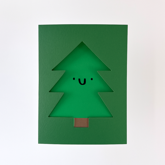 Carte sapin - Christmas Tree - Rumble cards