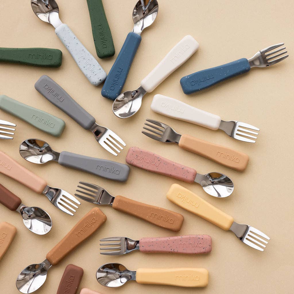 Ensemble d'ustensiles - Fork and spoon set - Minika