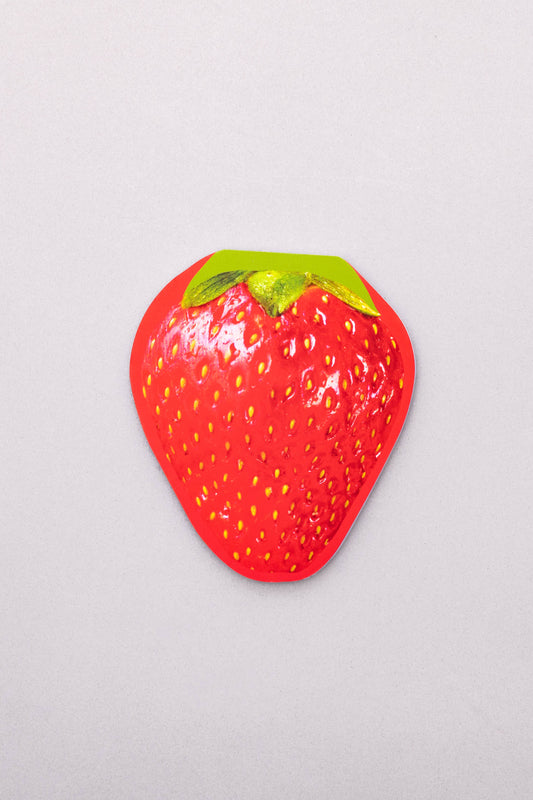 Calepin Fraise - Strawberry Notepad - Ban.Do