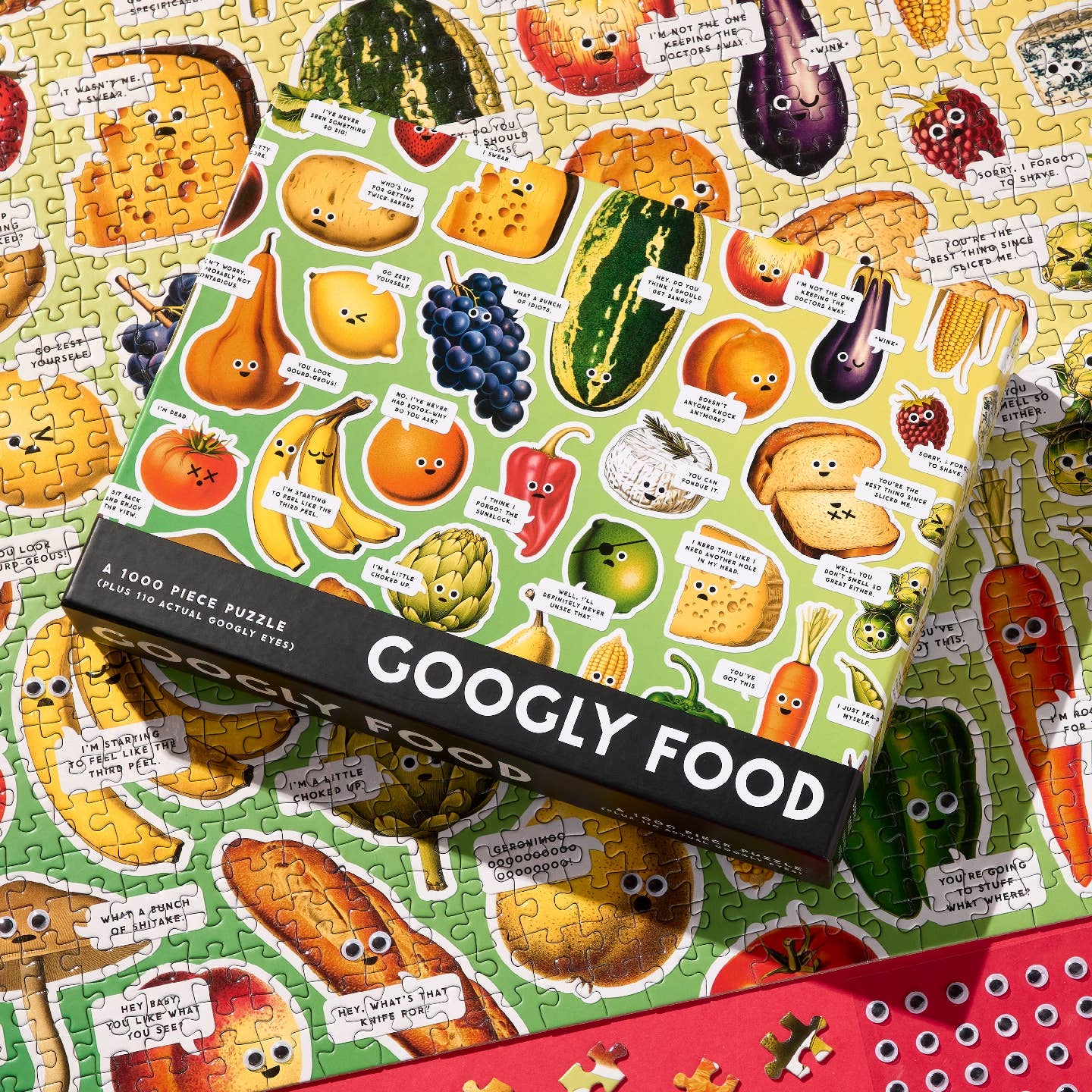 Puzzle Googly Food 1000 Pieces - Raincoast