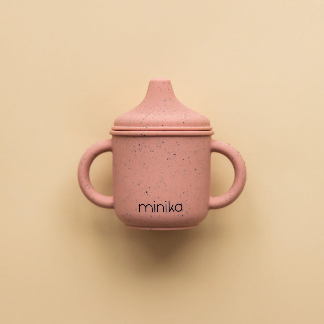 Minika silicone spout glass sippy cup