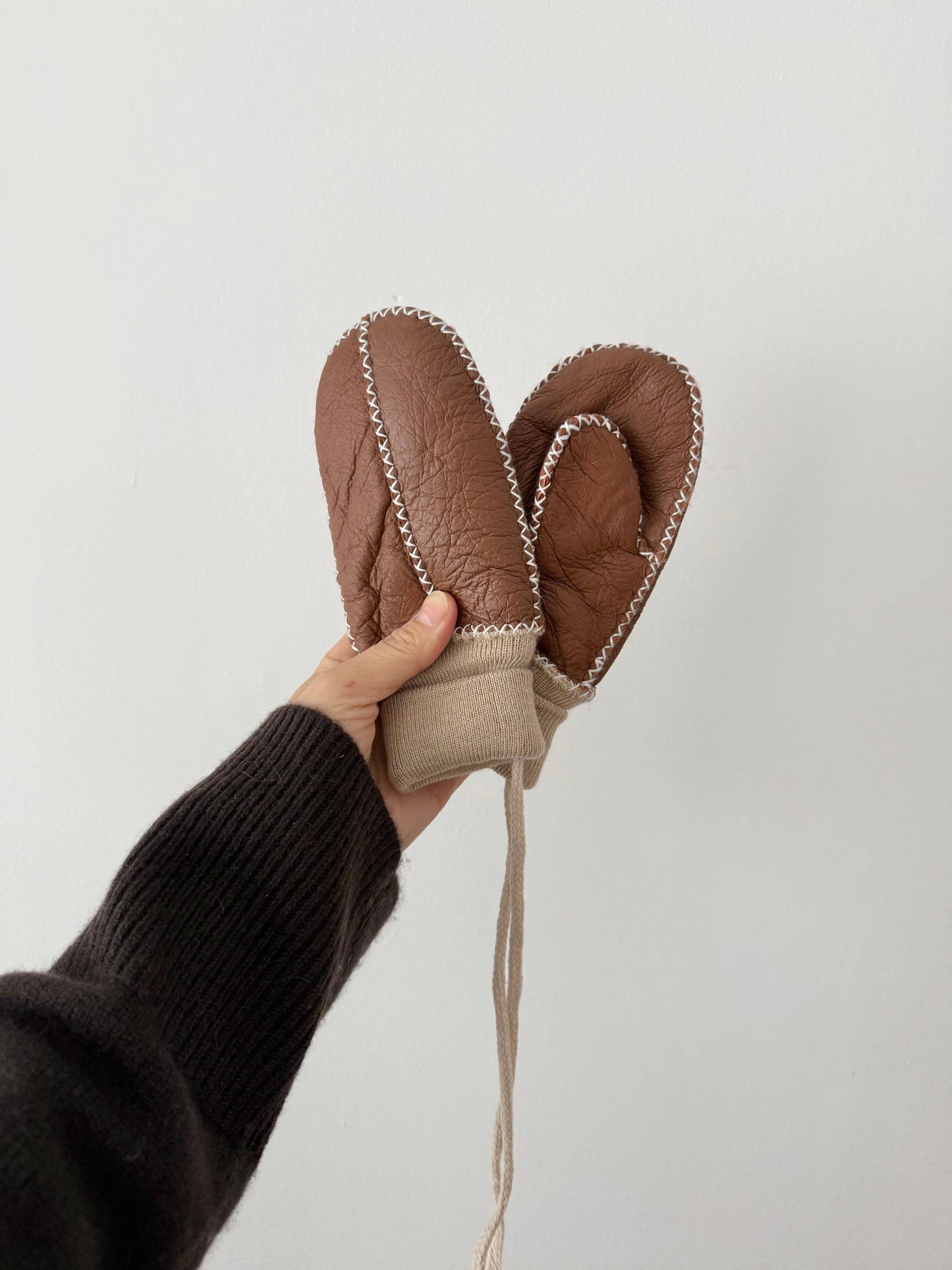 Mitaines pour enfants en peau de mouton - Kids Shearling Mittens - Billy Bamboo