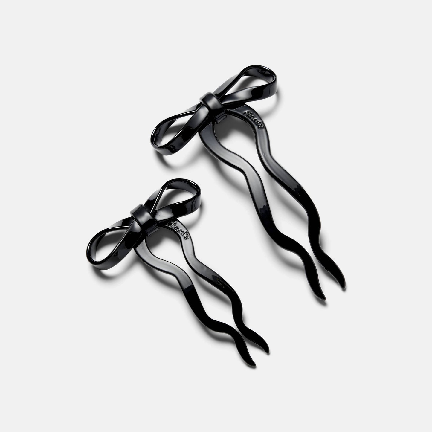 Epingle a cheveux JUMBO BLACK Bow french Hairpin - CHUNKS