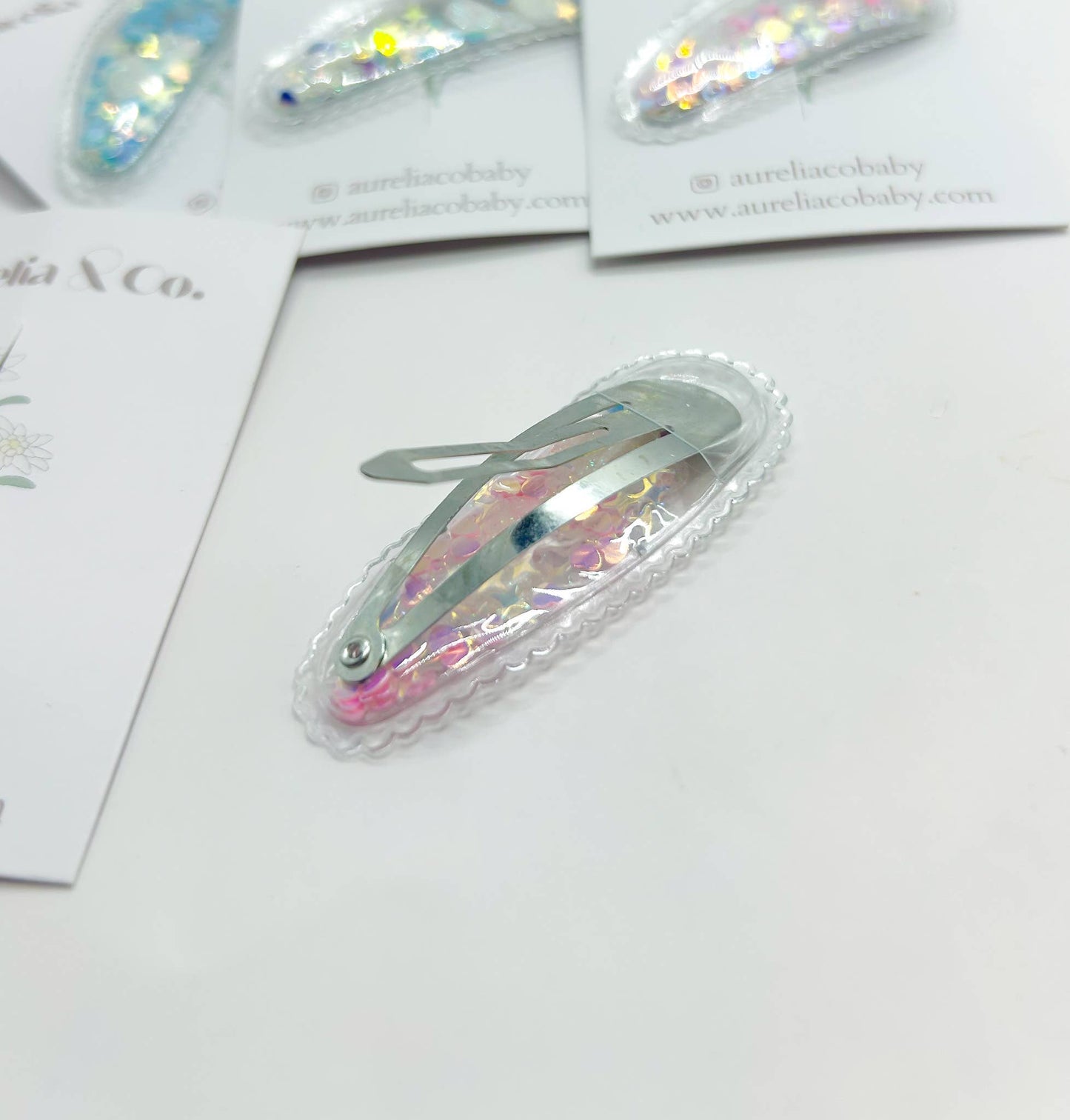 Barrettes à paillettes pour enfant - Aurelia & Co.
