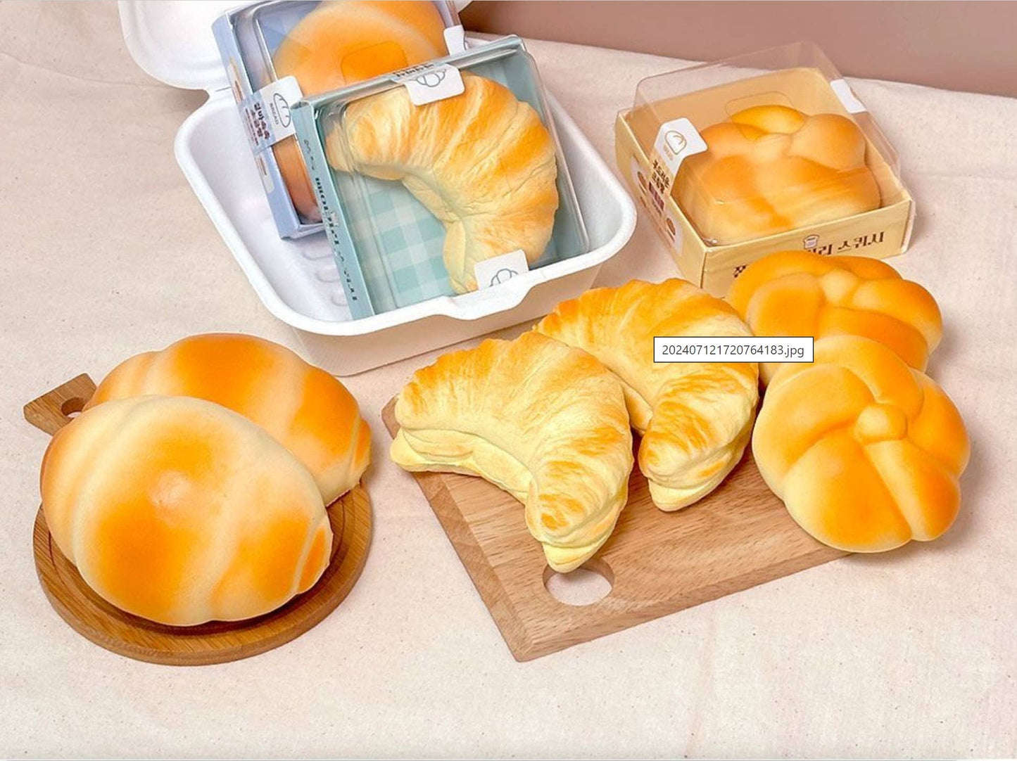 Balle anti-stress pain croissant K-Wonderland
