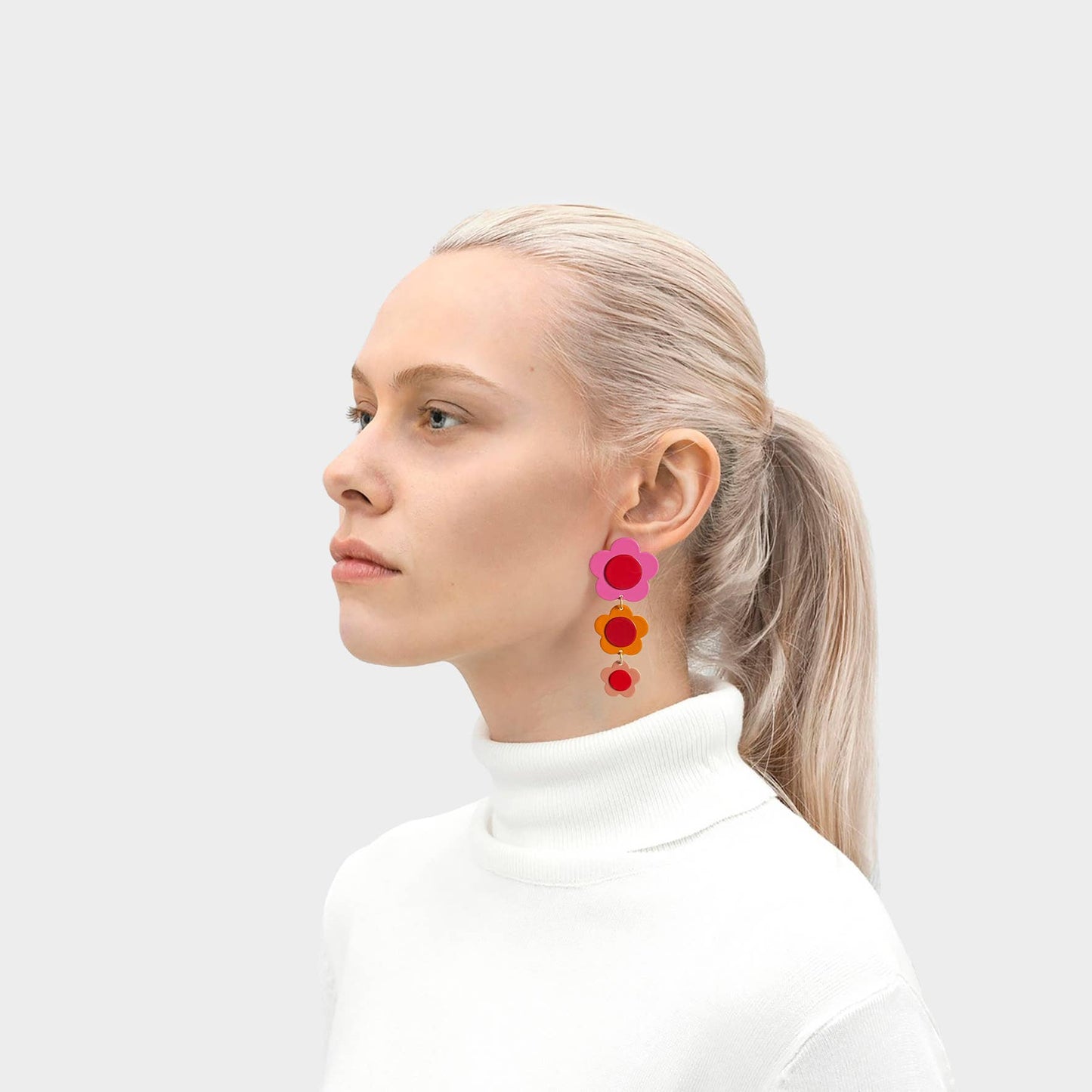 Boucles Fleurs Pansy Earrings – ISUWA