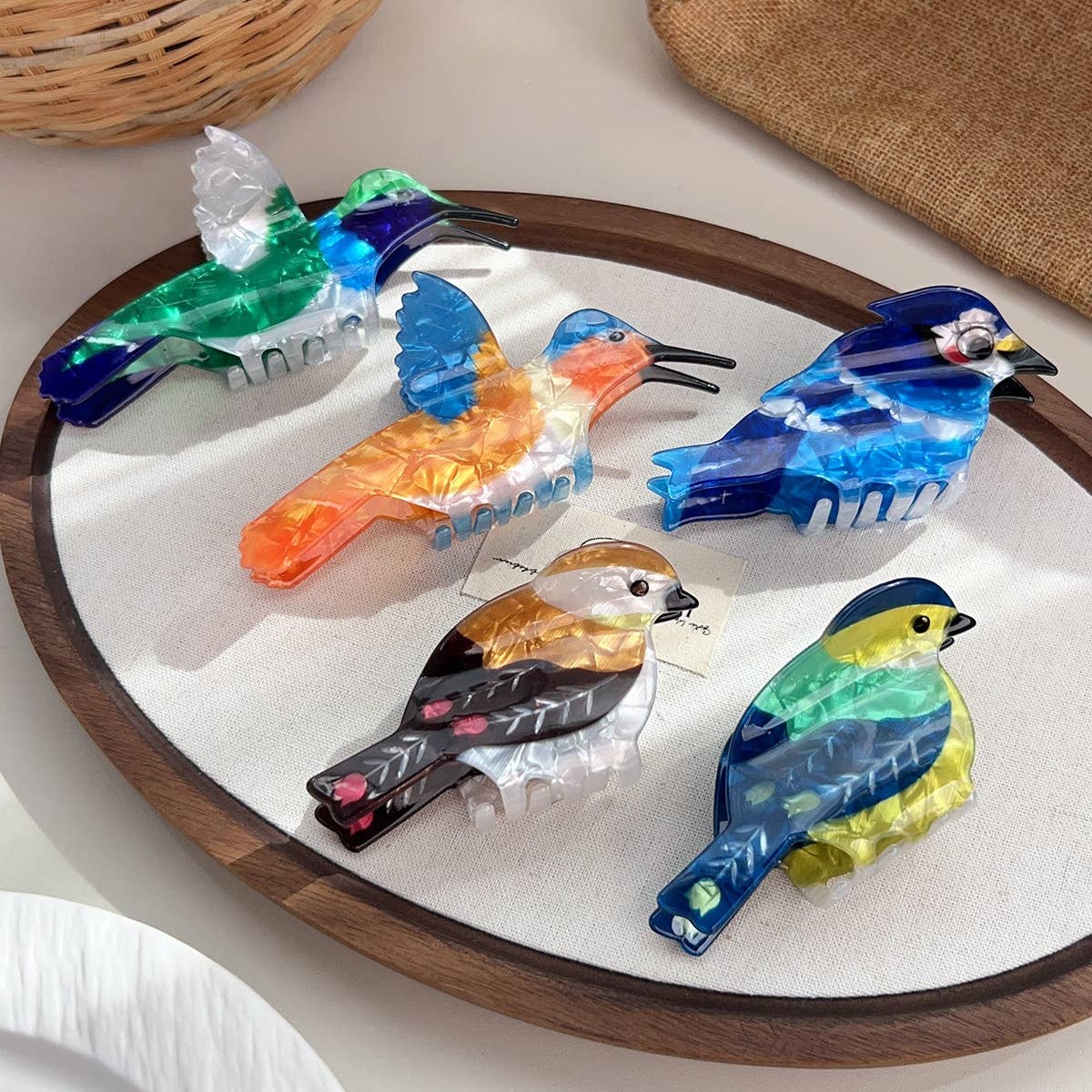 Pince oiseau - Bird claw clip - Lady June Accessories