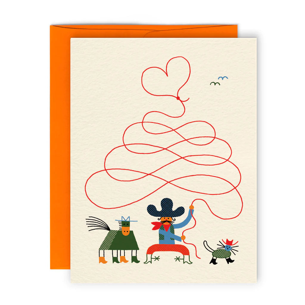 COWBOY - Carte de souhaits - Greeting Card - Paperole