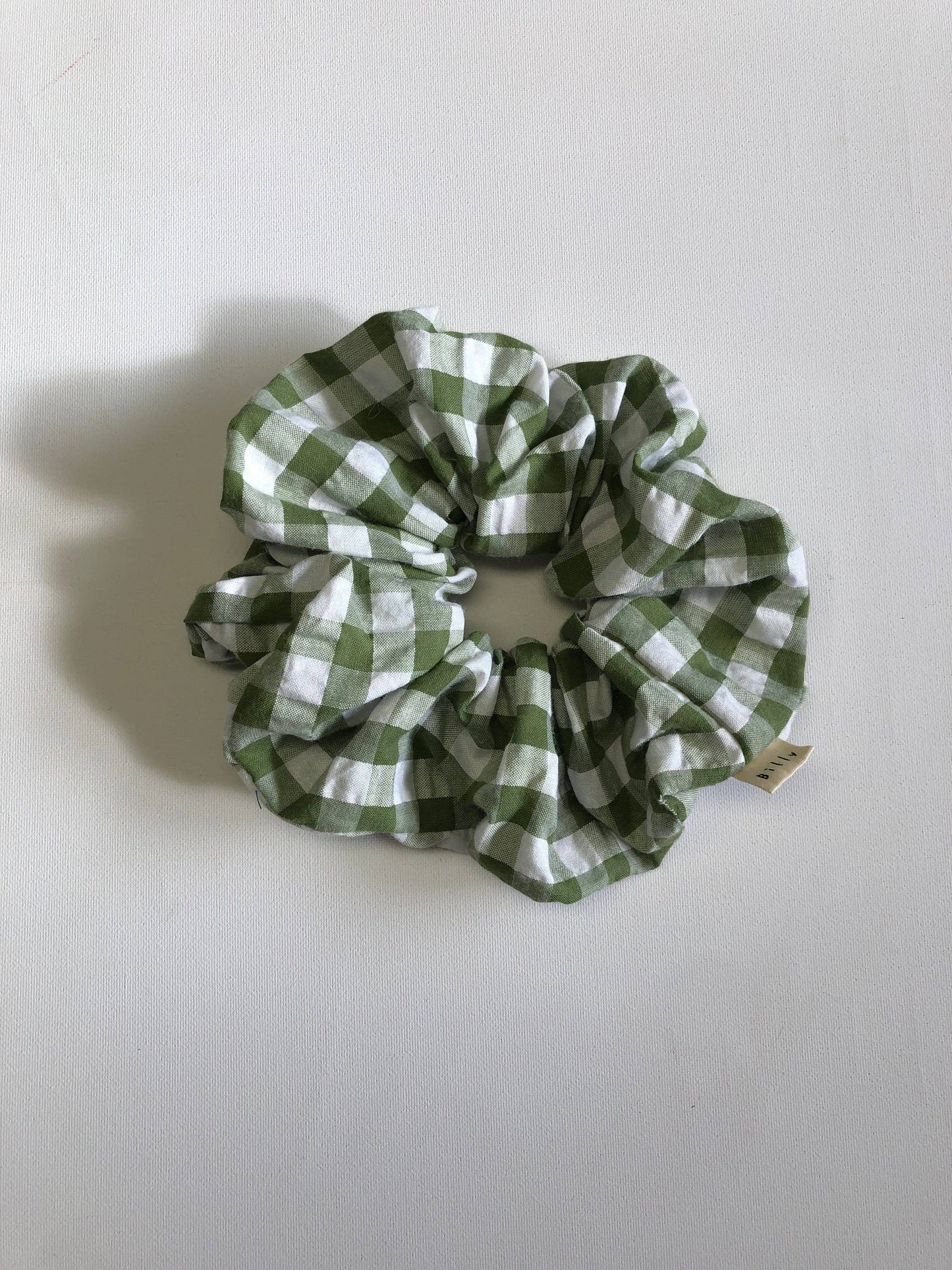 Chouchou carreaux vichy (2 tailles) - Gingham scrunchie - Billy Bamboo
