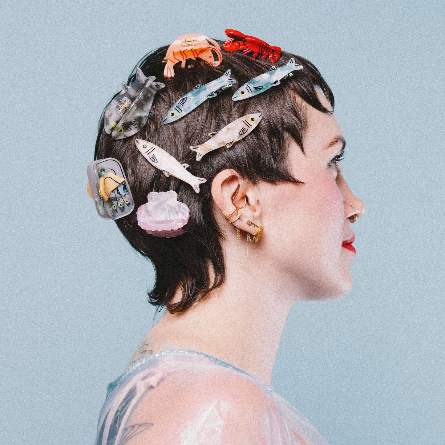 Pince Sardine Hair Claw Clip - Jenny Lemons