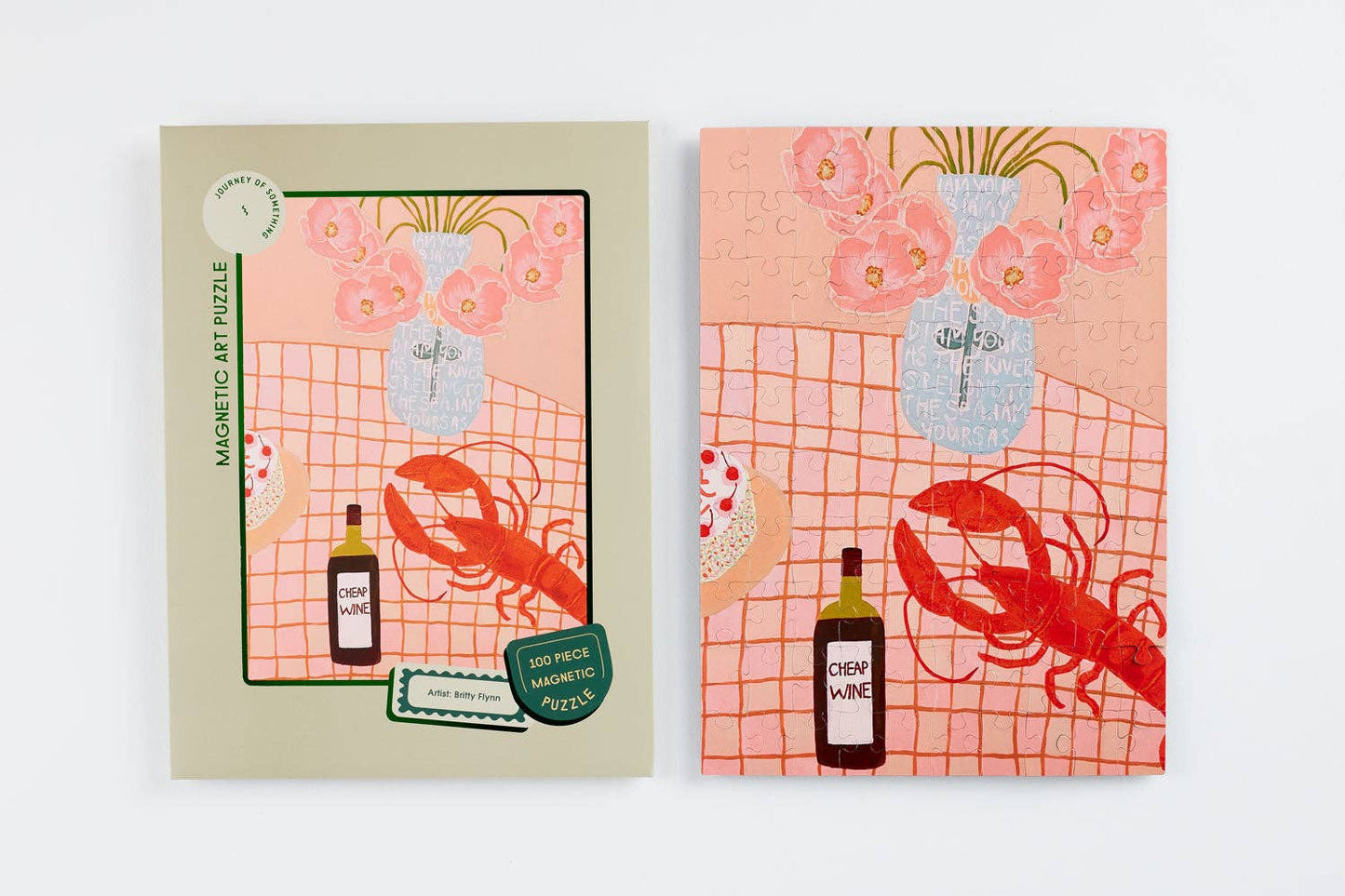 Casse-tete pour frigo Homard - Lobster Magnet Puzzle - Journey of Something