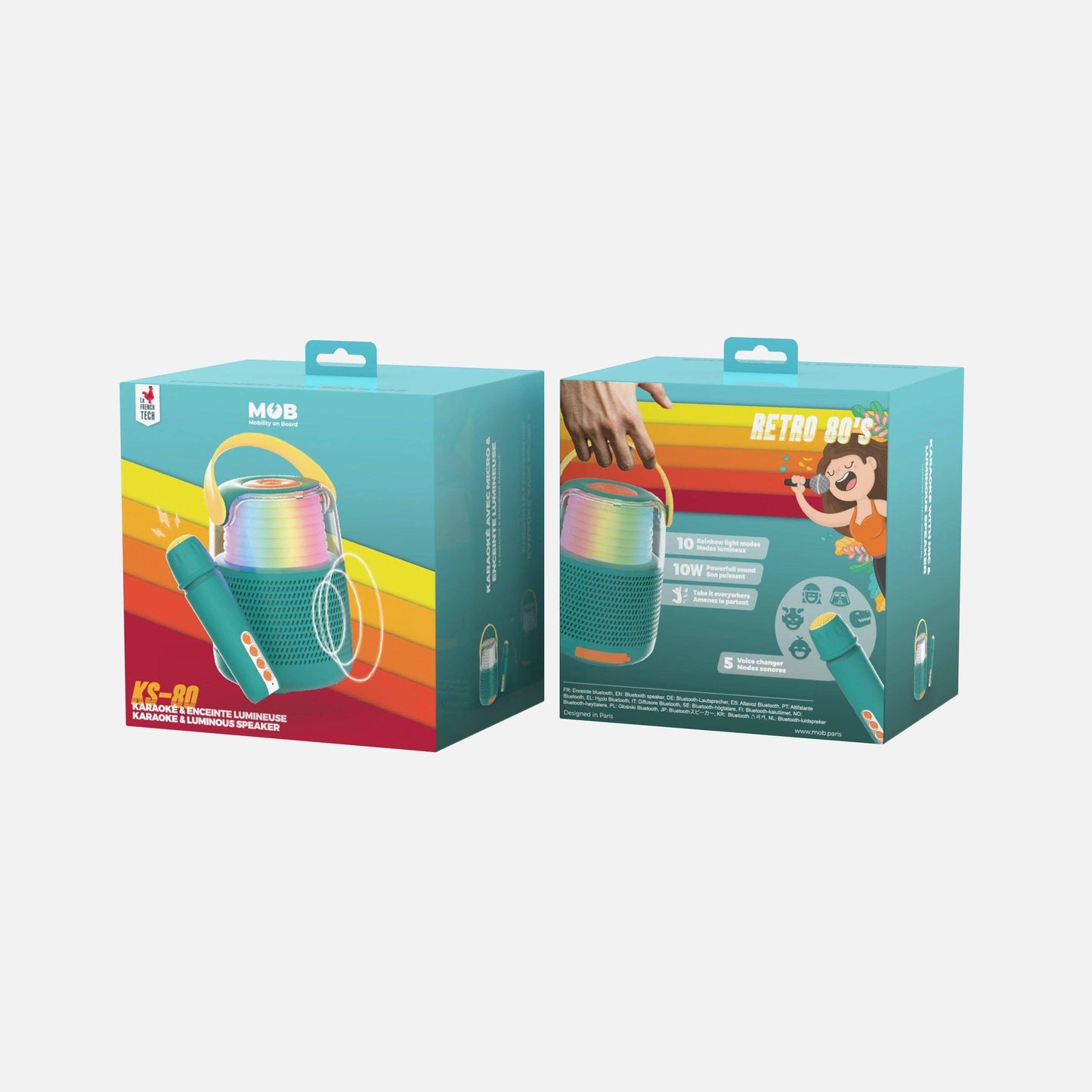 KS-80 – Speaker Karaoke & Micro sans fil - MOB