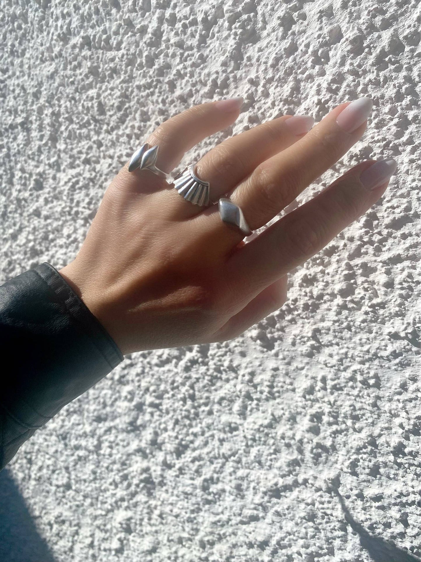 Bague double losange argent - Silver double rhombus ring - Christina Christi