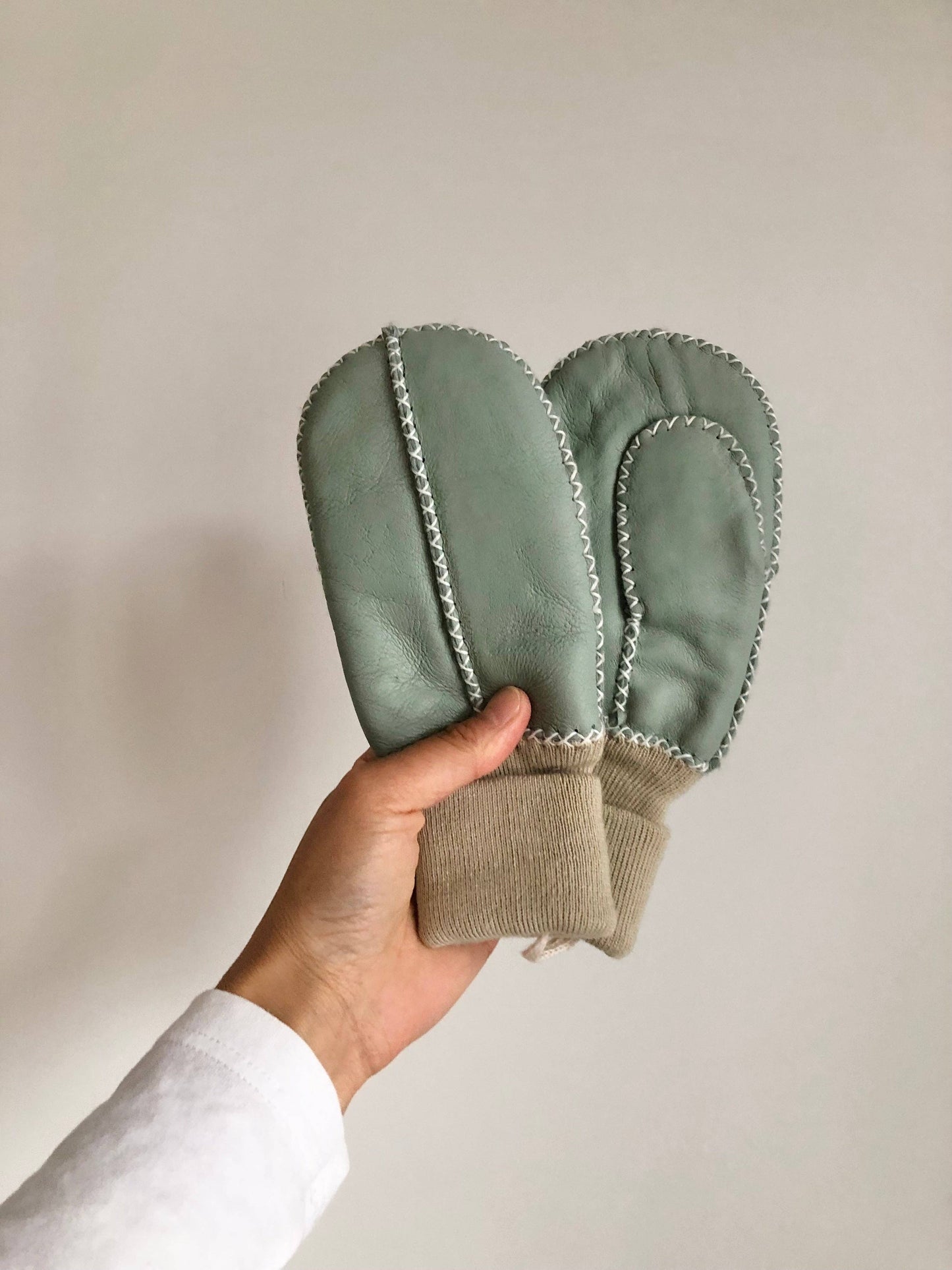 Mitaines pour enfants en peau de mouton - Kids Shearling Mittens - Billy Bamboo