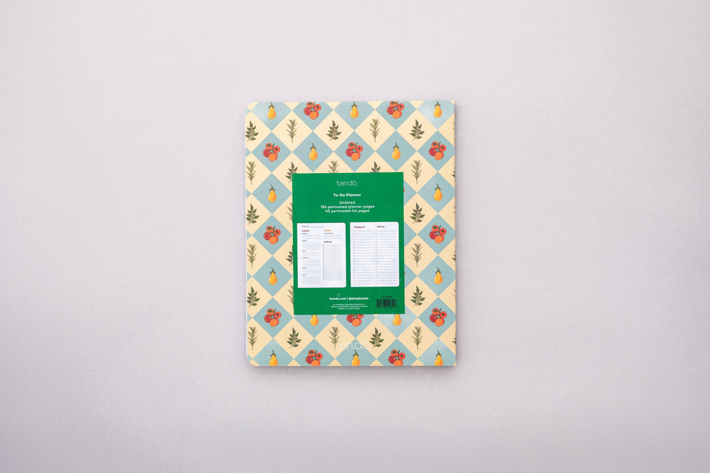 Agenda To-Do Planner ''garden checkered'' - Ban.do