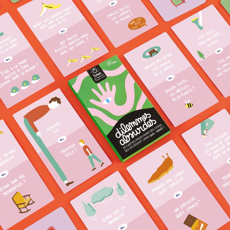 Jeu conversation DILEMMES ABSURDES ! - Minus Editions