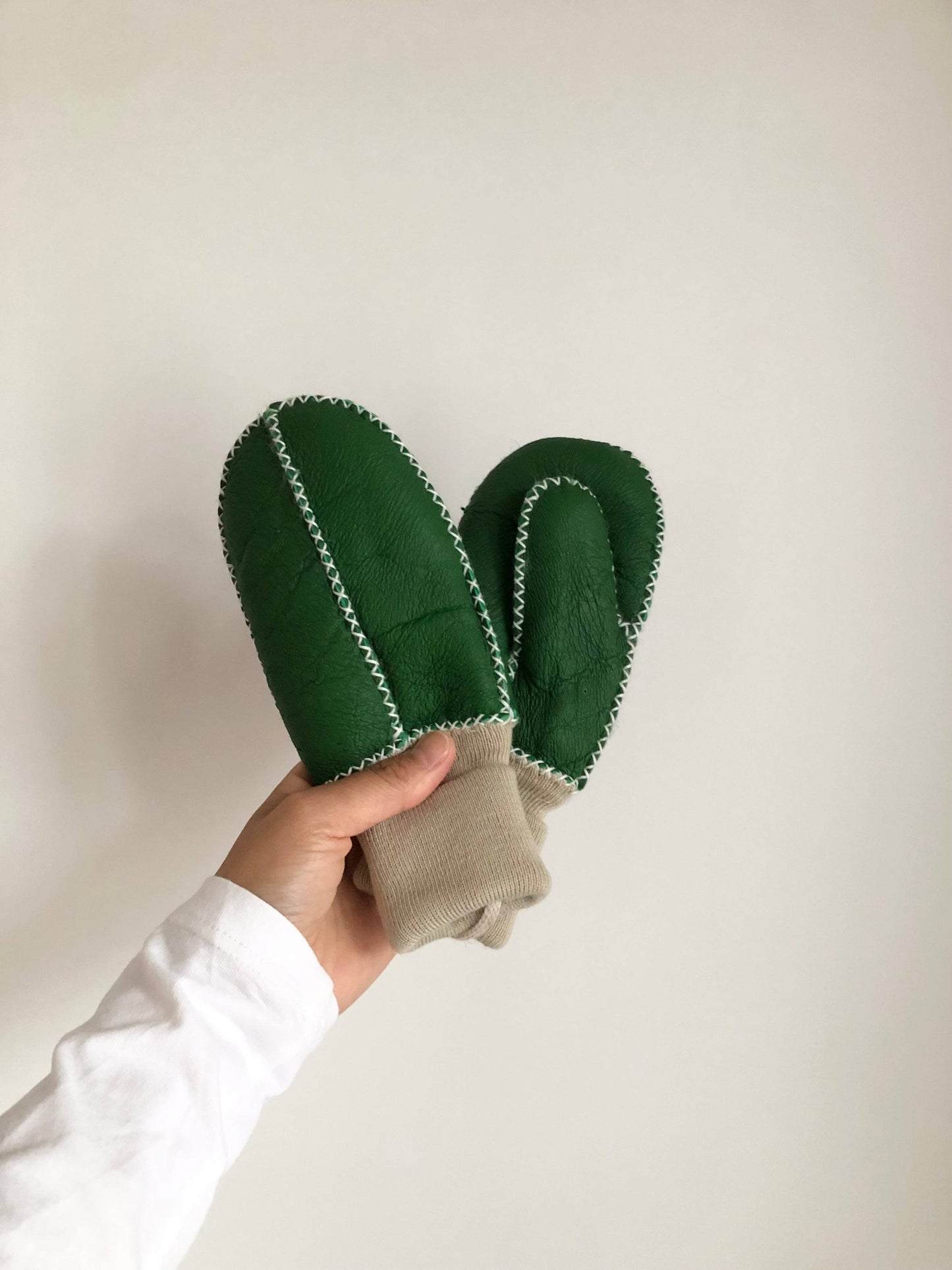 Mitaines pour enfants en peau de mouton - Kids Shearling Mittens - Billy Bamboo