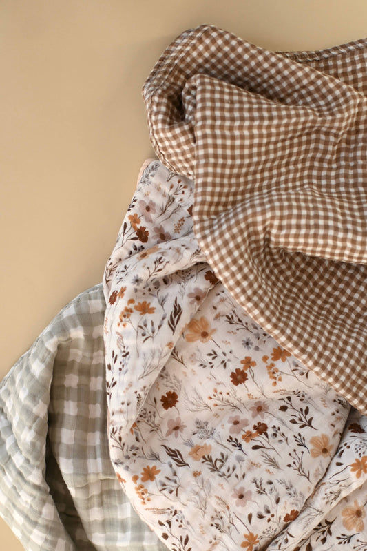 Couverture en Mousseline - Muslin swaddle - Minika