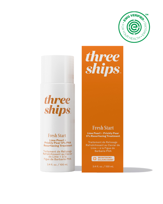 Traitement de relissage Fresh Start Lime Pearl + Prickly Pear 5% PHA - Three Ships