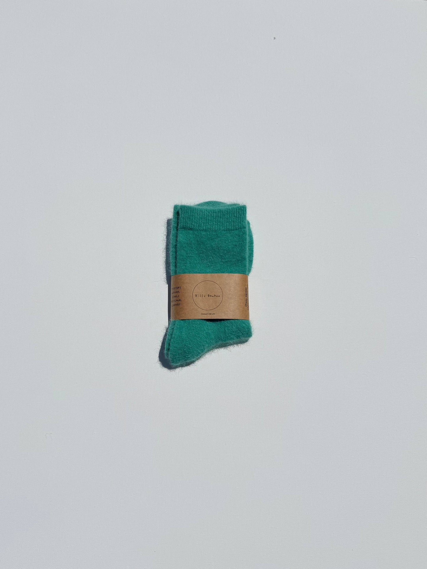 Chaussettes moelleuses angora - Fluffy Angora Socks - Billy Bamboo
