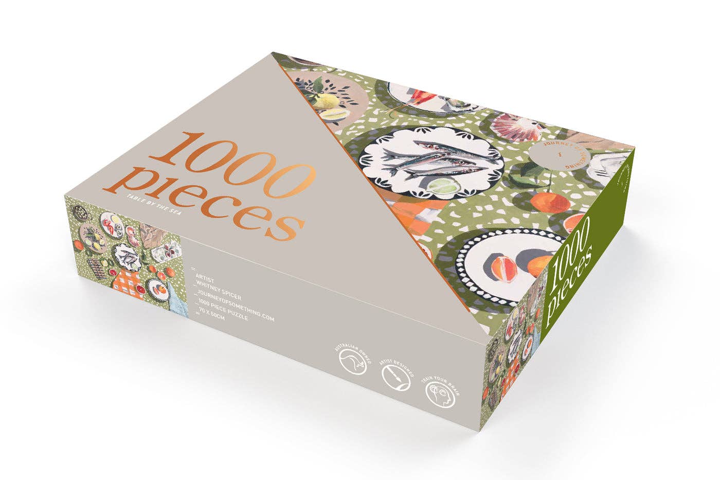 Casse-tête de 1000 pièces ''Table by the Sea'' 1000 Piece Puzzle - Journey Of Something