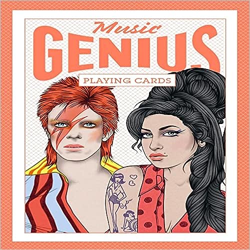 Genius Musique cartes à jouer - Music Genius Playing Cards - Laurence King