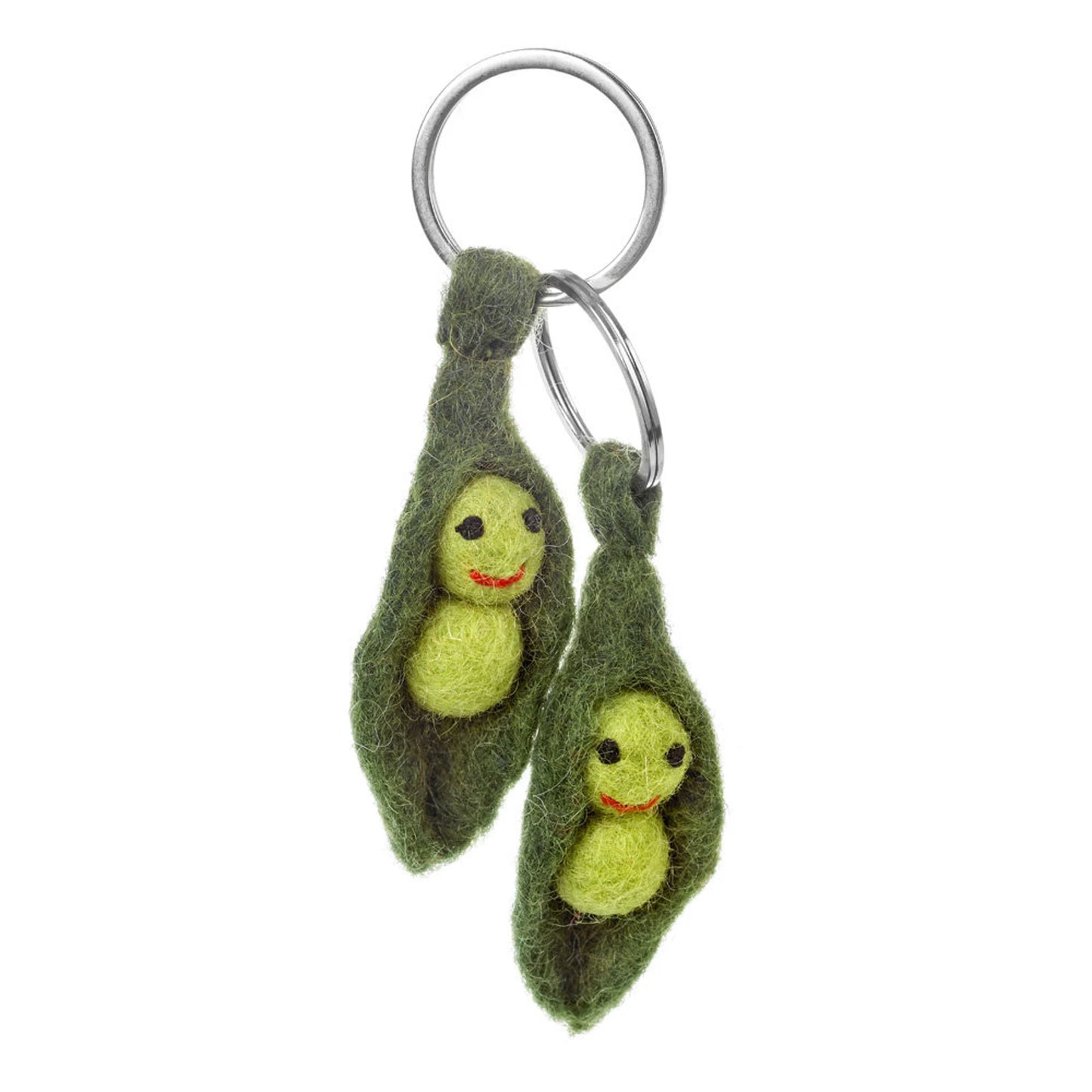 Duo Porte Clés amour ou amitié - Keyrings Peas in a Pod