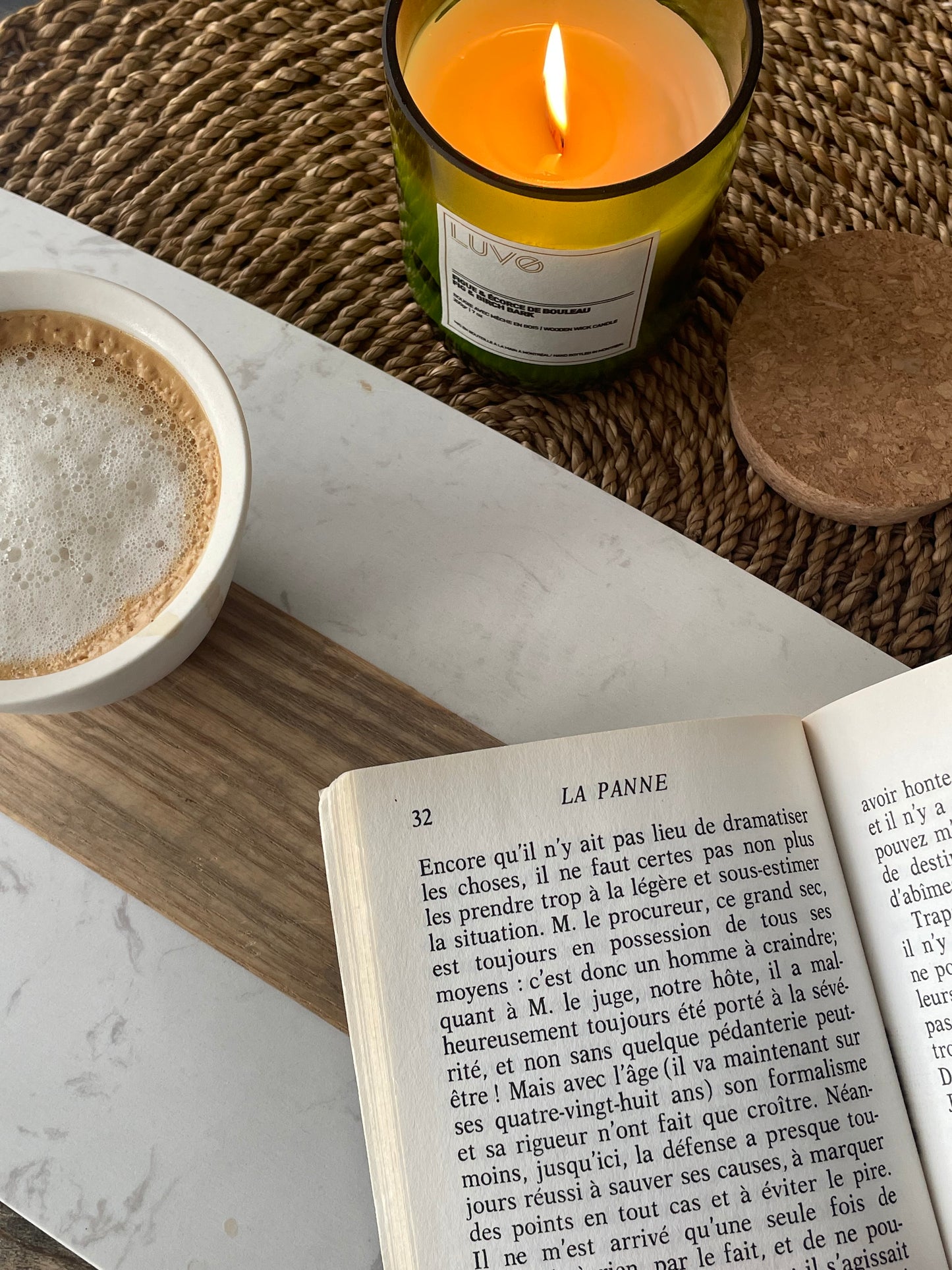 Bougie parfumée mèche de bois - Wooden Wick Candles - Luvo
