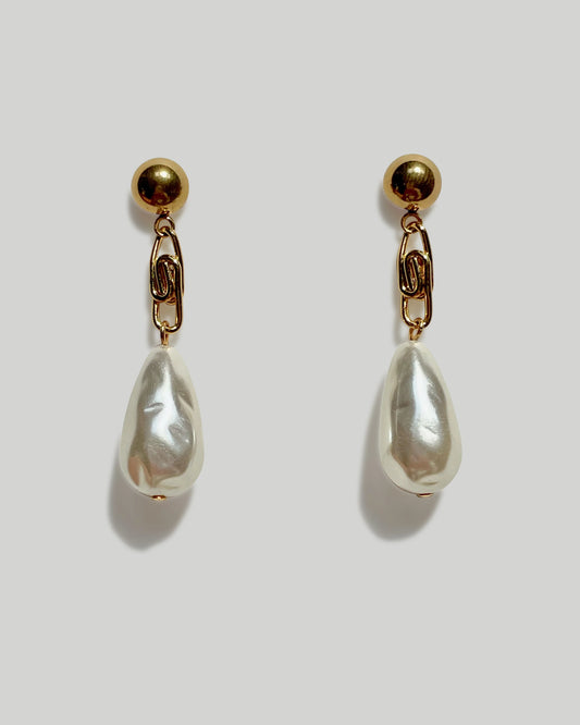 Pearl on Chain Gold Mini Drop-Tile Grove