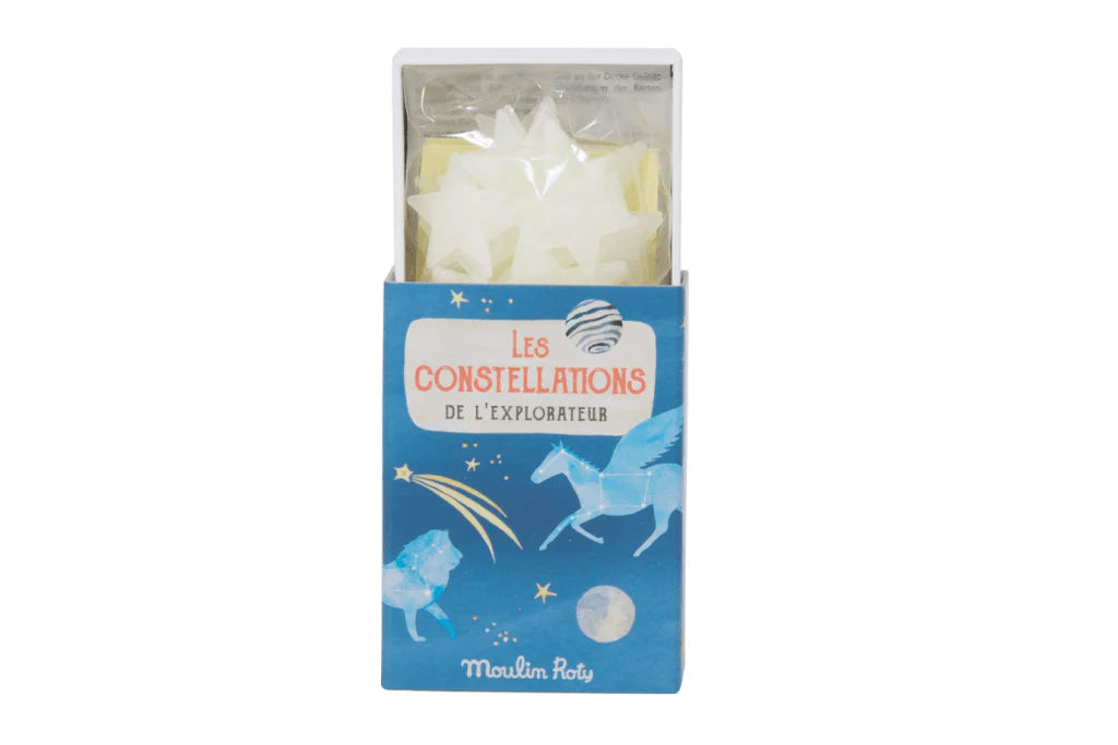 Etoiles phosphorescentes L'Explorateur - Glow in the dark Constellations - Moulin Roty