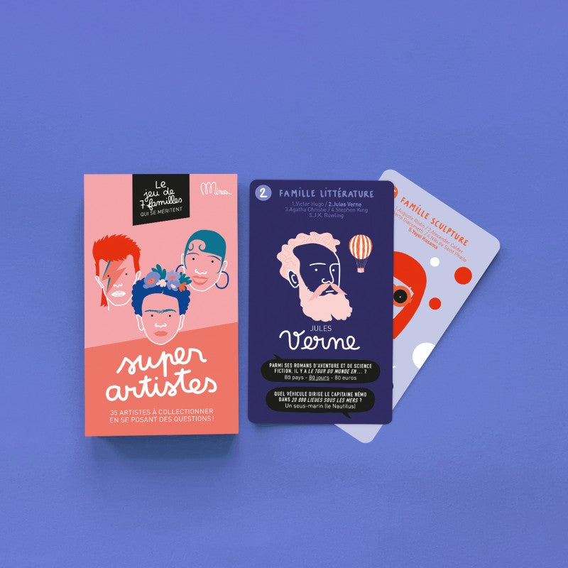 Collection Jeux de 7 familles avec quizz - Minus Editions
