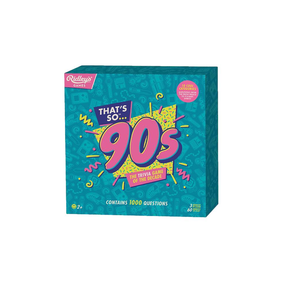 Jeux ''That's so 90s'' Quiz game - Ridley's Games