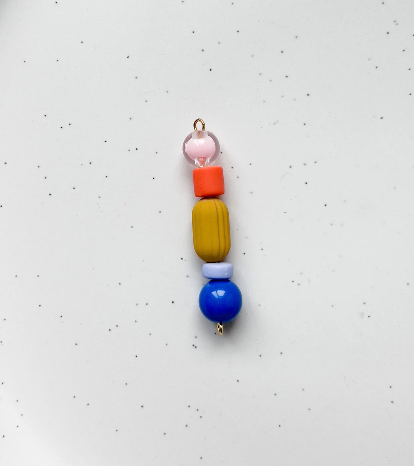 Boucle Totem unité- Yellow Dots