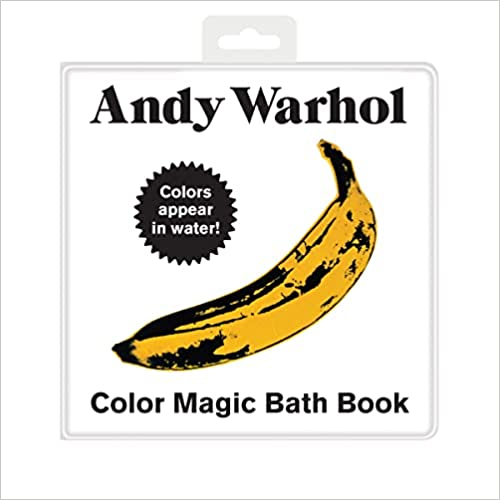 Andy Warhol livre magique pour le bain - Color Magic Bath Book - Mudpuppy