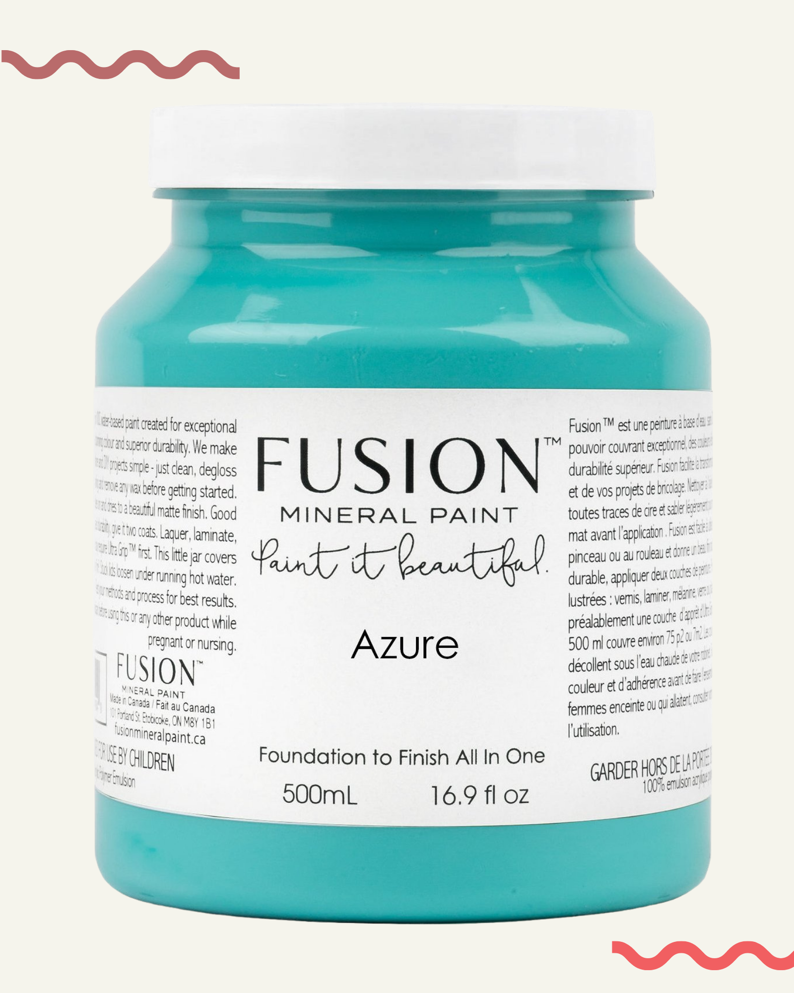 peinture minerale fusion azure