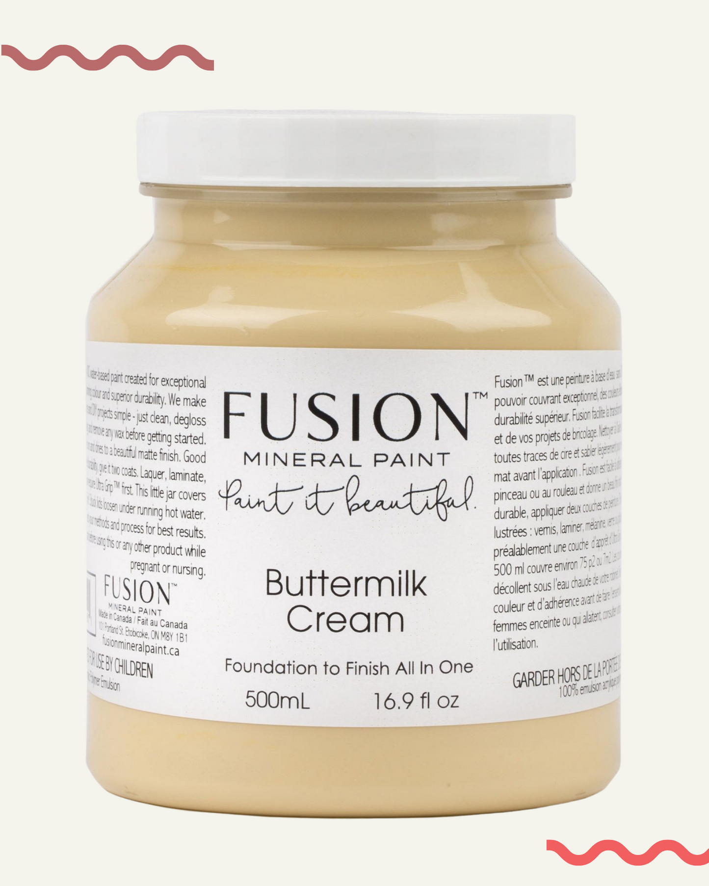 peinture minerale fusion buttermilk cream