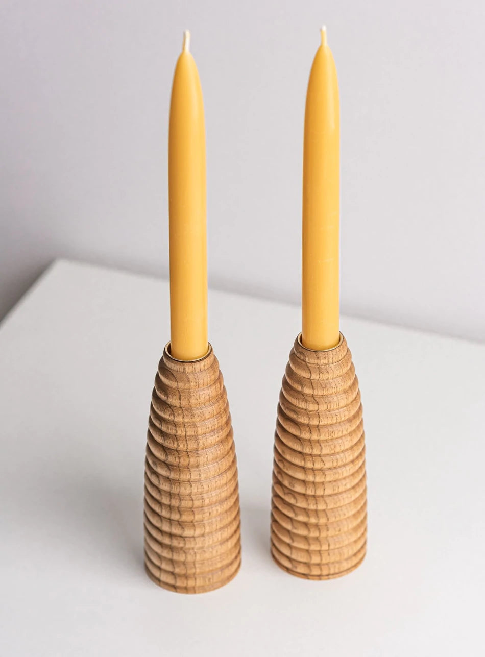 Collection Bougeoirs en bois - Le Tenon et la Mortaise