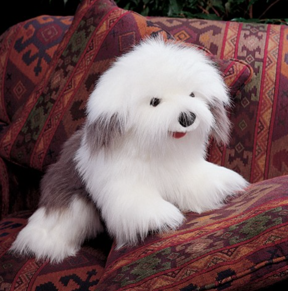 Marionnette Sheepdog (chien berger) - Folkmanis