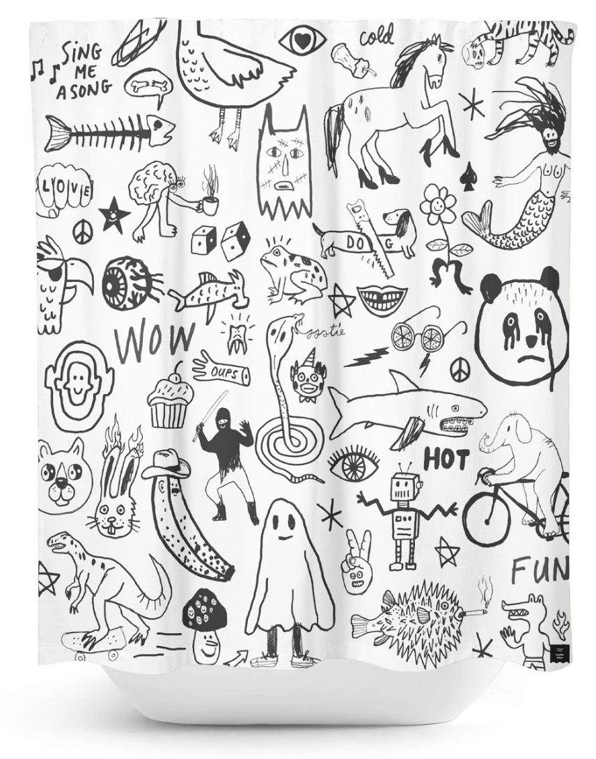 Collection Rideaux de douche - Shower curtain - Costume de Bain