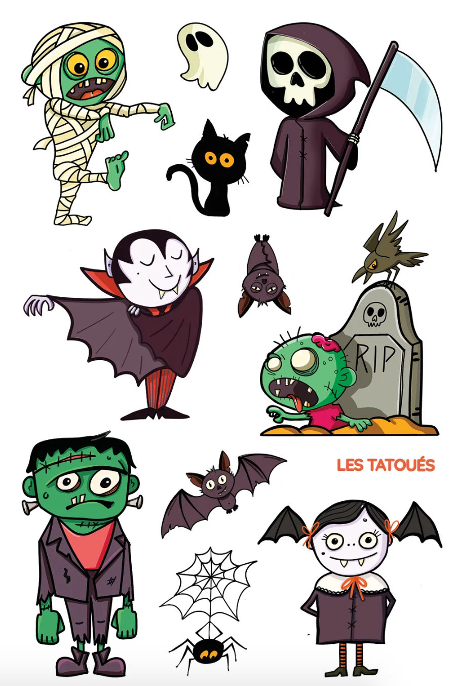 Tatouages temporaires - Les Tatoués - Temporary Tattoos