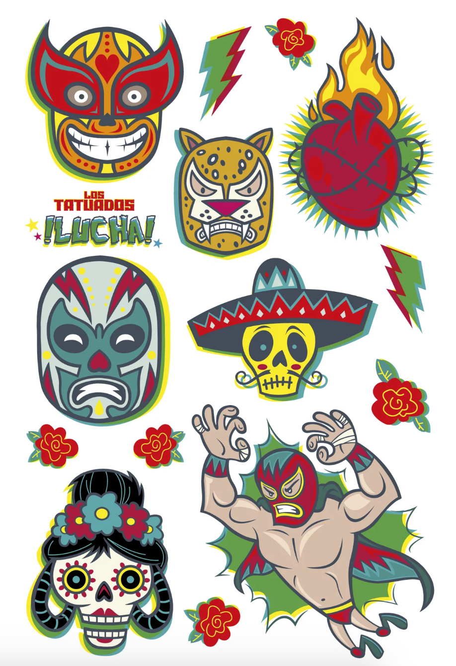 Tatouages temporaires - Les Tatoués - Temporary Tattoos
