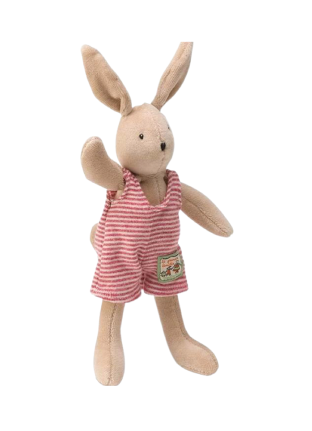 Peluche tout petit lapin Sylvain - La grande famille - Moulin Roty