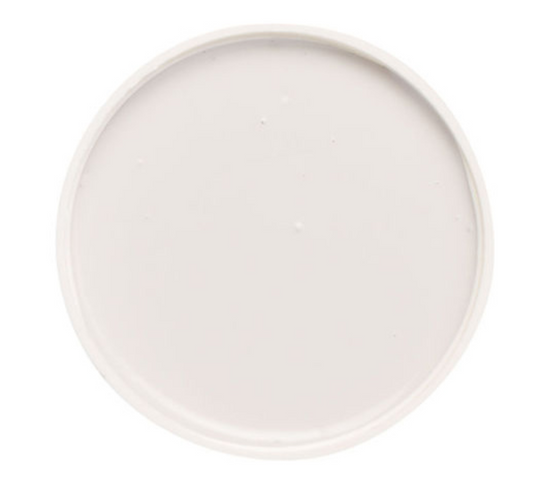 intérieur de pot de peinture minérale fusion couleur blanc crème