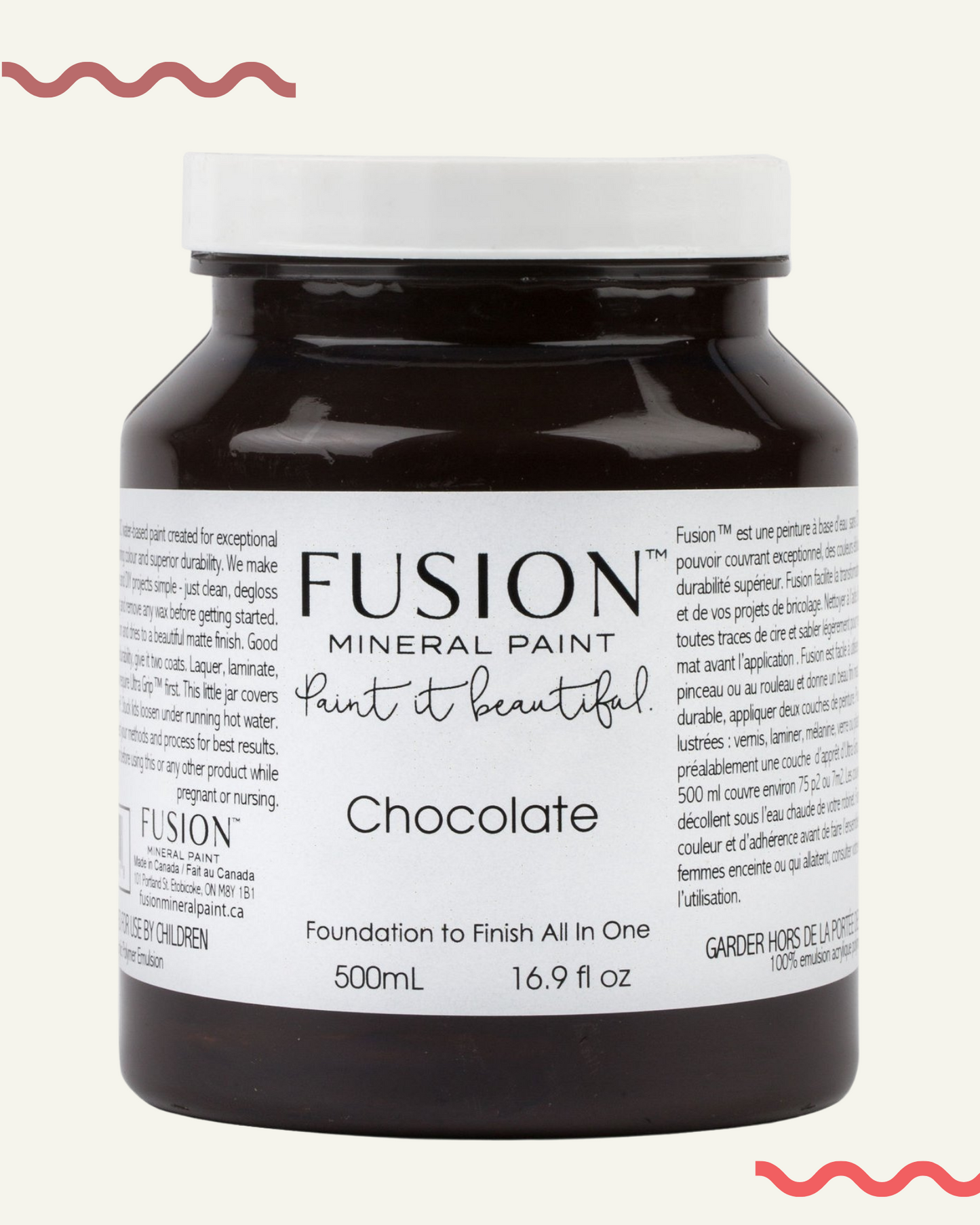 peinture minerale fusion chocolate