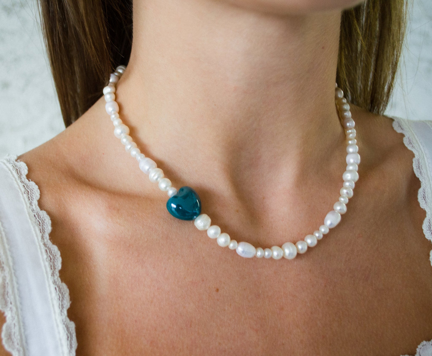 Morning Blues Necklace-Shaye lly