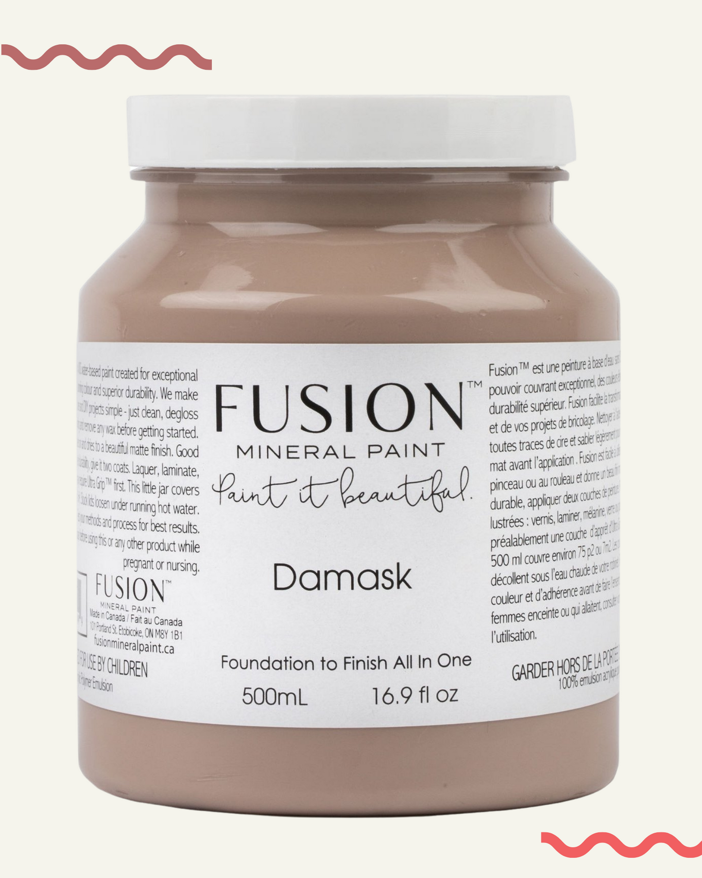 peinture minerale fusion damask