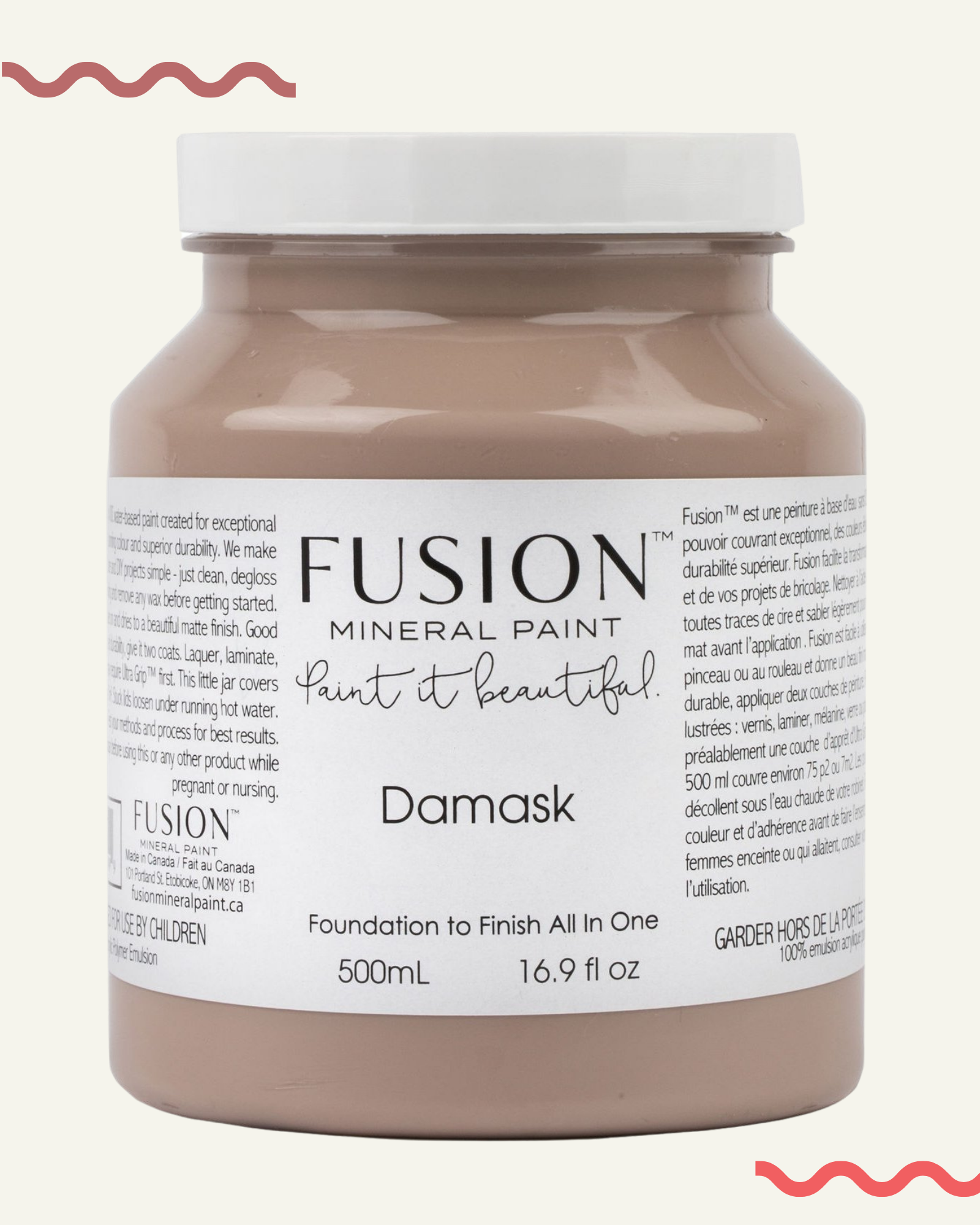 peinture minerale fusion damask