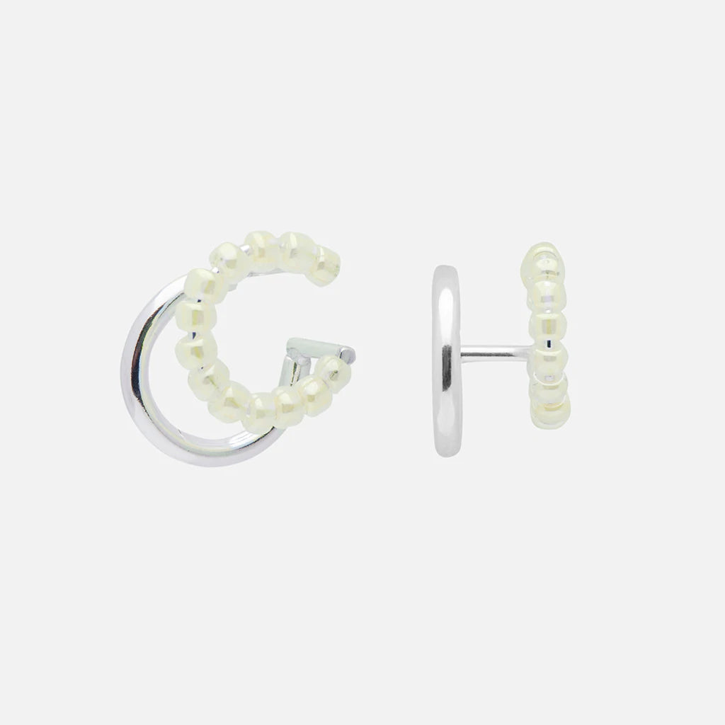 Faux hoops miYuki-3 colors available-Kara Yoo