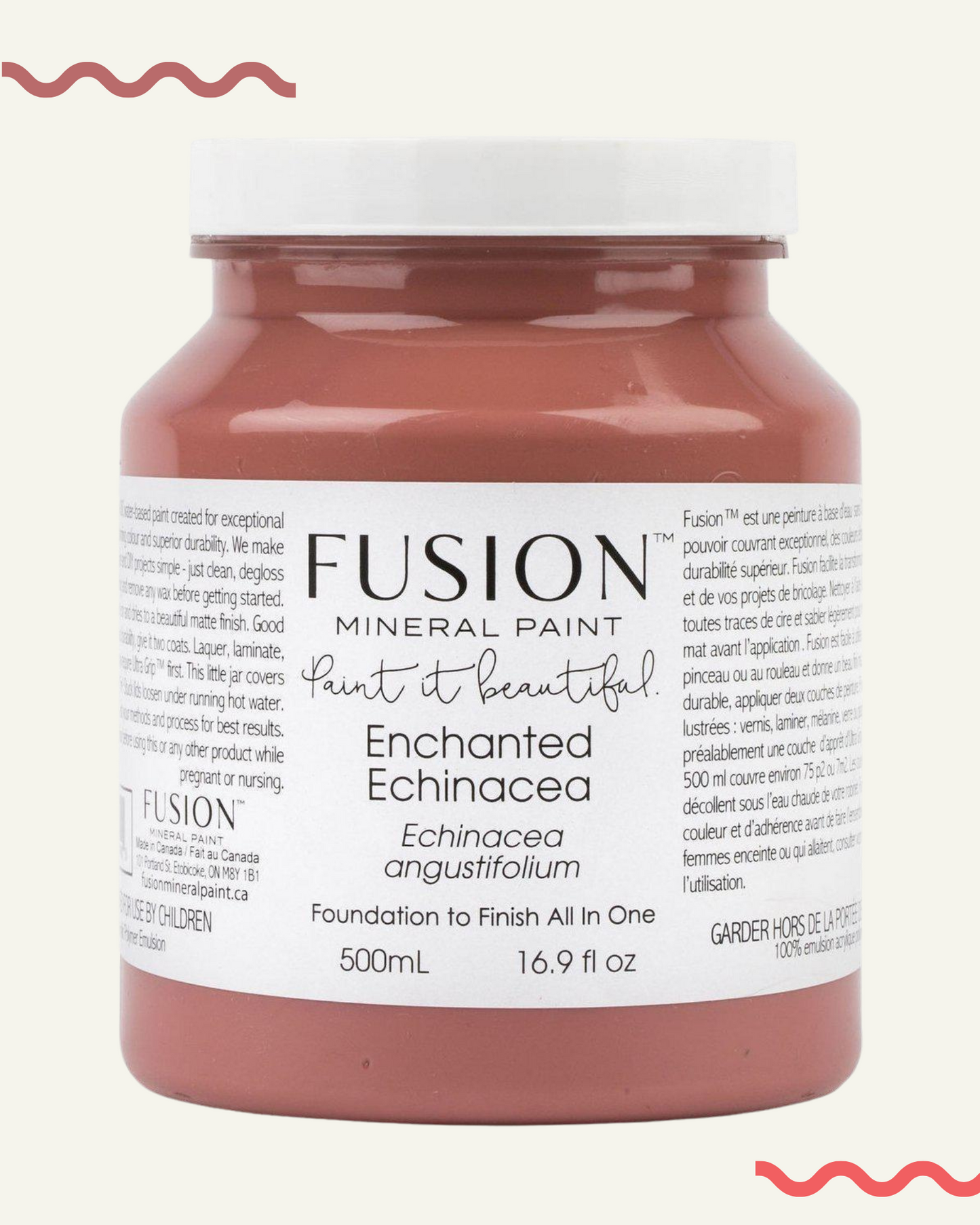 peinture minerale fusion enchanted echinacea