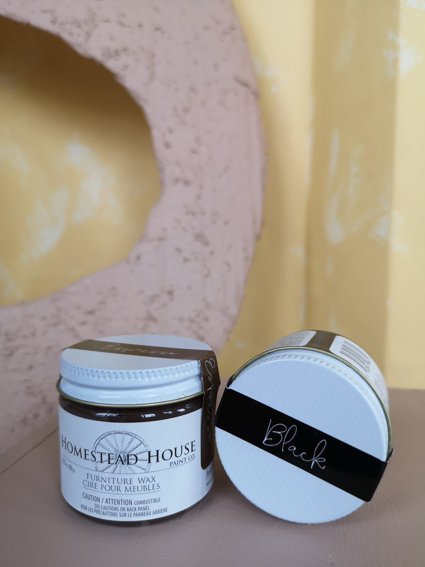 Cire teintée pour meuble transparente, Noire ou Espresso - Homestead House